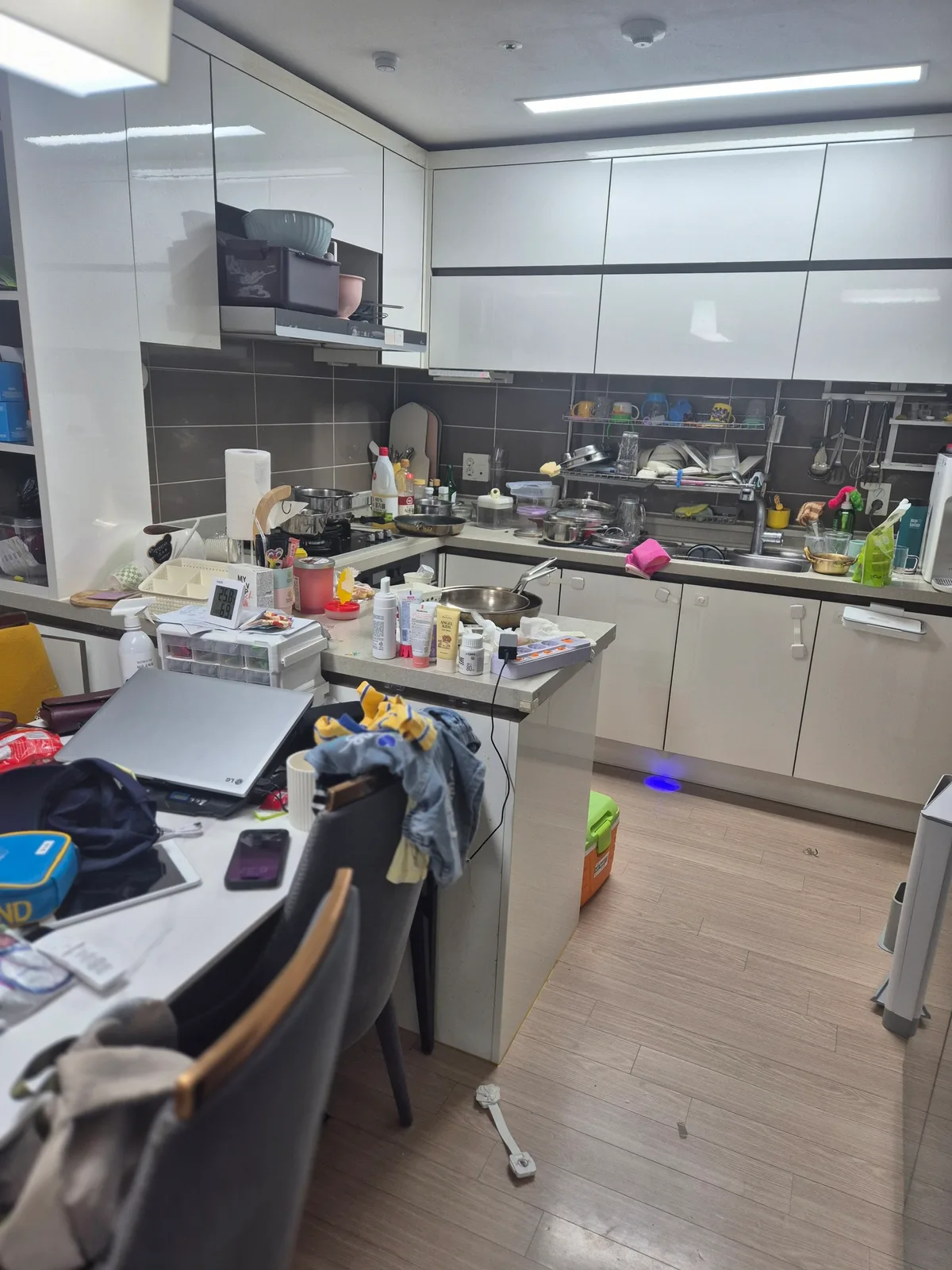 화성 포장이사 사다리차 고층 운반 작업